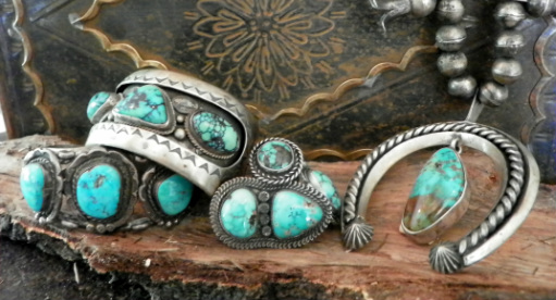 Rustic Navajo Turquoise Cuff Bracelet